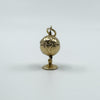 Unusal Vintage 9ct Gold Articulated Globe Pendant  / Charm 375 (Birmingham 1975)