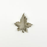 Large Vintage Sterling Silver Canadian Mapel Leaf Brooch 925