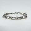 Sterling Silver Oval Links Chain 8” Bracelet