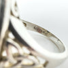 Sterling Silver Chunky Irish Celtic Connemara Ring Size P by SOLVAR