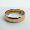 Antique 9ct Rose Gold Band / Ring 375 Size T (Birmingham 1925) 4.4g