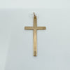 Large Vintage 9ct Rose Gold Christian Cross Pendant 375