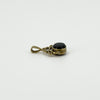 Vintage 9ct Gold Double Sided Black Onyx & Carnelian Fob 375