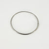 9ct White Gold Diamond Hinged Bangle / Bracelet 375