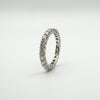 Platinum 1.47ct Diamond Full Eternity Band Ring Size M 