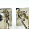 Vintage Sterling Silver Rectangular Cufflinks by Kit Heath 925