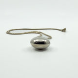 Vintage Sterling Silver Tear Drop Perfume Poison Bottle Pendant & 16" Chain 925