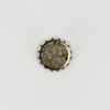 Antique Victorian Aesthetic Sterling Silver Yellow & Rose Gold Floral Brooch 925