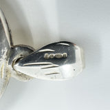 Vintage Oval Foliate Engraved Locket in Sterling Silver 925 (1993)