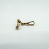 Antique 9ct Rose Gold Brooch & Dog Clip Connector Extender / Pendant / Charm 375
