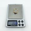 Vintage 9ct Gold 1.75ct Diamond & Amethyst Ring 375 Size R 2004
