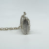 Vintage Engraved Handbag Locket & 30” Belcher Chain in Sterling Silver 925 1995