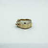Chunky Vintage 9ct Gold Heart & Sheild Lock Padlock Pendant Charm 375 Birm 1995
