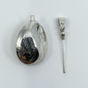 Vintage Sterling Silver Perfume / Poison Bottle Pendant 925