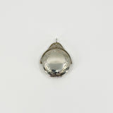 Vintage Sterling Silver Articulated Round Foliate Engraved Locket 925 Birm 1994