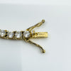 Vermeil Sterling Silver 5ct CZ Tennis 7.5” Bracelet 925