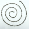 Vintage Sterling Silver 30.5” Belcher Links Chain / Necklace 925