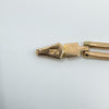 Vintage 9ct Rose Gold Rectangular Links 7.5” Bracelet 375