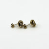 Vintage Chunky 9ct Gold Knotted Stud Earrings 375