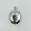 Vintage Oval Foliate Engraved Locket in Sterling Silver 925 (1993)