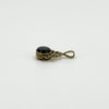 Vintage 9ct Gold Double Sided Black Onyx & Carnelian Fob 375