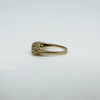 Vintage 9ct Yellow Gold 5x Stone 1.08ct Peridot Ring / Band 375 Size N 1989