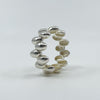 Unusual Band / Ring in Sterling Silver 925  Size T - U 