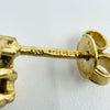 Vintage 9ct Gold Cultured Pearl & Diamond Stud Earrings 375 (1985)
