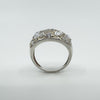 Chunky CZ Multi Stone Ring in Sterling Silver 925 Size T - U 
