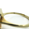 Vintage 9ct Gold 7.3mm Pearl Solitaire Ring 375 Size L - M (1975)
