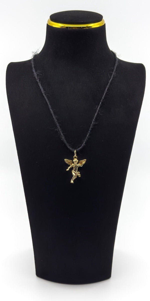 Large Chunky Vintage 9ct Gold Cherub / Cupid Pendant 375 Heavy 7g Sheffield 2005