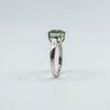 Sterling Silver 2.70ct Peridot Solitaire Ring Size M - N Engagement Stacking 