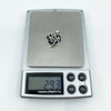 9ct White Gold Diamond & Onyx Heart Pendant / Charm 