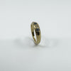 Vintage 9ct Gold Diamond & Sapphire Starburst Ring Gypsy Band Size O London 1978