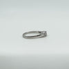18ct White Gold 0.50ct Diamond Princess Trilogy Ring Size L