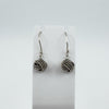 Sterling Silver Lovers Knot Drop Earrings on Shepherd Hooks 925