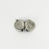 Vintage Sterling Silver Foliate Engraved Heart Photo Locket / Pendant 925