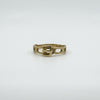 Vintage 9ct Gold Buckle Ring Size O (Sheffield 1981)