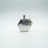Vintage Hexagonal Perfume / Poison Bottle Pendant in Sterling Silver 925