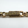 Antique Victorian Chunky 9ct Gold 16” Fancy Albert Chain 2x Dog Clips Birm 1900