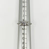 Vintage Platinum 1.60ct Diamond Trilogy Ring 950 Size L