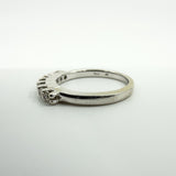 14ct White Gold 0.35ct Diamond Band / Ring 585 Size L Wedding Eternity