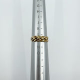 Vintage 9ct Gold Single Row Keeper Ring 375 Size L (London 1979)