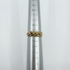 Vintage 9ct Gold Single Row Keeper Ring 375 Size L (London 1979)