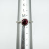 New 1.26ct Ruby Solitaire Ring Sterling Silver 925