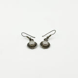 Sterling Silver Cultured Pearl Drop Sheperd Hook Earrings 925
