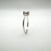 1ct CZ Solitaire Engagement Ring Sterling Silver Size M