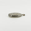 Vintage Sterling Silver Oval Floral Engraved Locket 925 (Birm 1975)