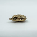 Large Vintage 9ct Gold Hedgehog Animal Pendant/ Charm 375 (London 1975)