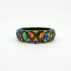 Small Swarvoski Multicoloured Irridescent Curiosa Crystal Bangle / Bracelet